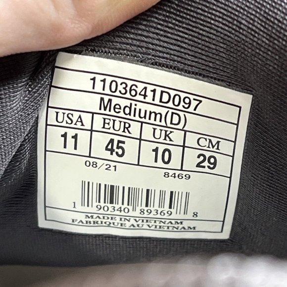 NEW Brooks Trace 1 Gray Running Comfort Shoes Sneakers 1103641D097 Men's Size 11 - Picture 7 of 7